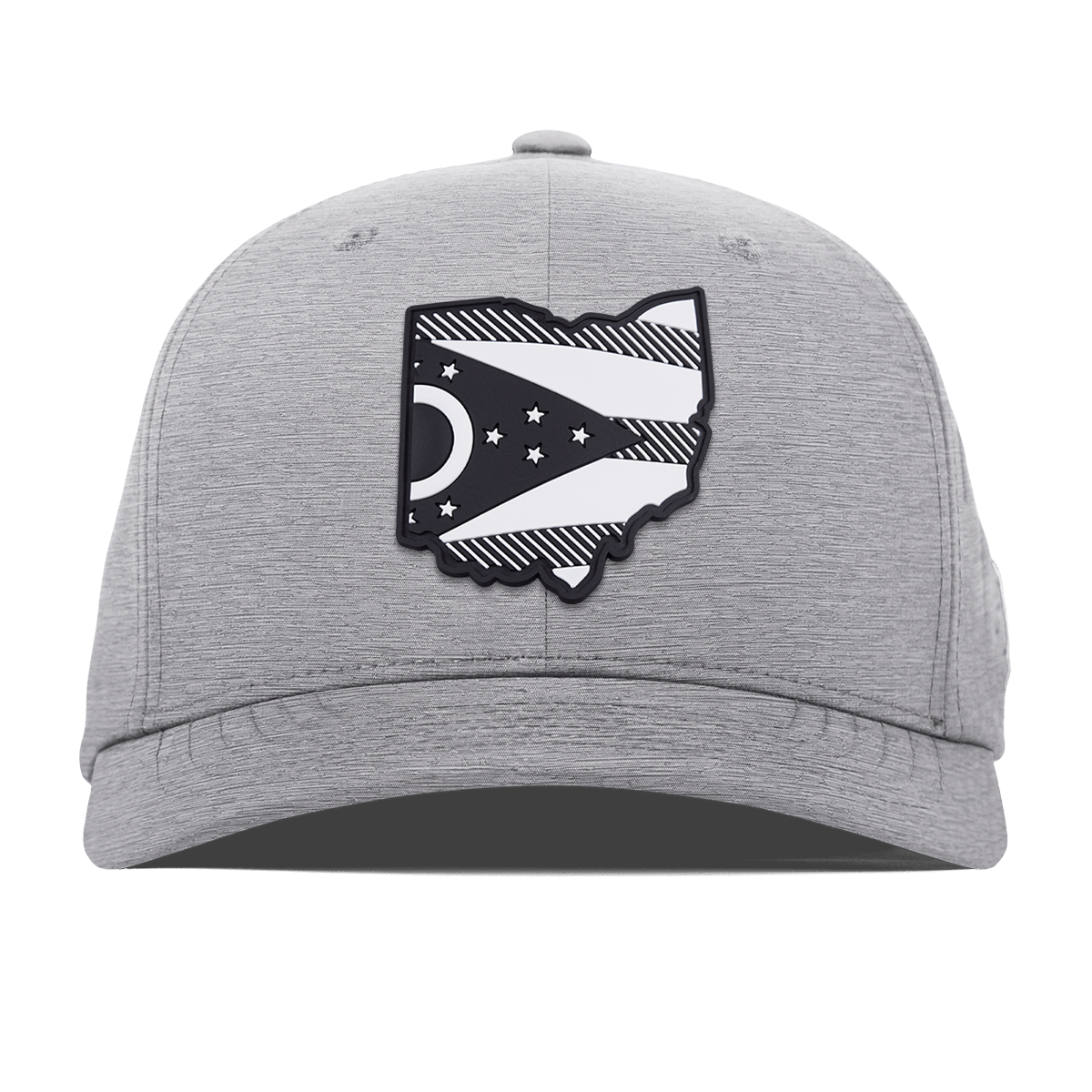 Ohio Vintage Flexfit Performance Fitted Heather Gray