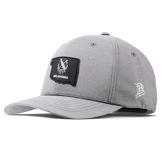 Oklahoma Vintage Flexfit Performance Fitted Heather Gray