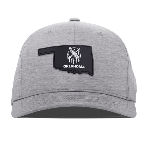 Oklahoma Vintage Flexfit Performance Fitted Heather Gray