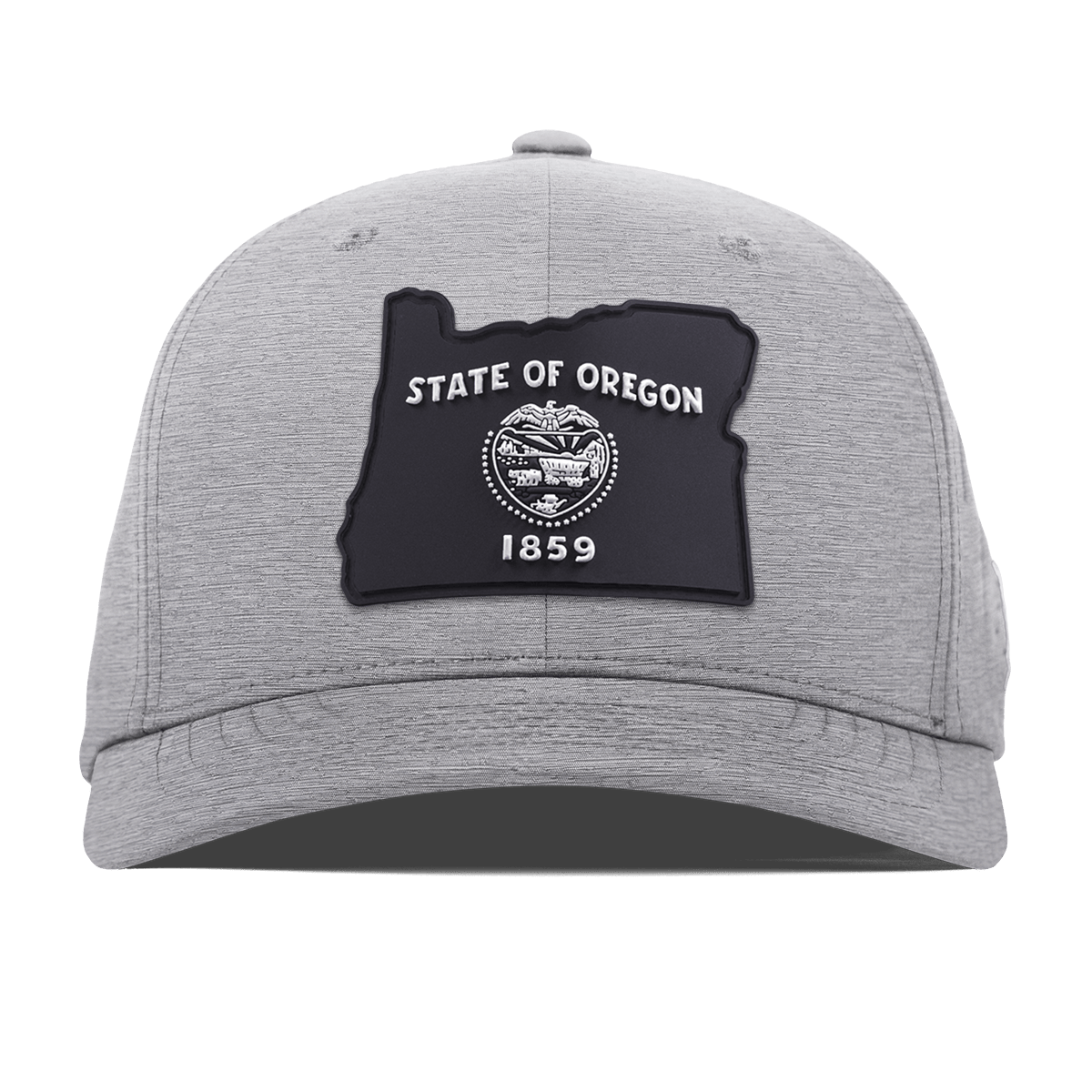 Oregon Vintage Flexfit Performance Fitted Heather Gray