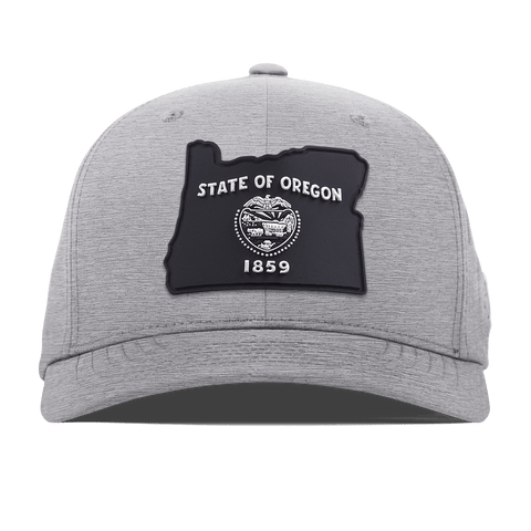 Oregon Vintage Flexfit Performance Fitted Heather Gray