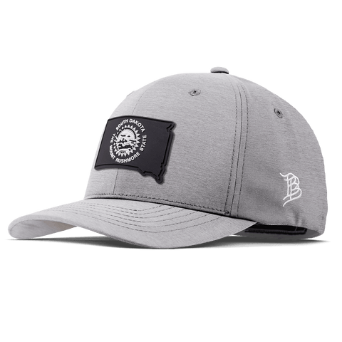 South Dakota Vintage Flexfit Performance Fitted Heather Gray
