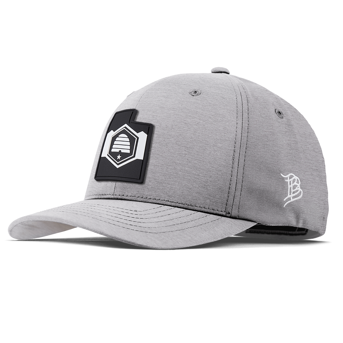 Utah Vintage Flexfit Performance Fitted Heather Gray