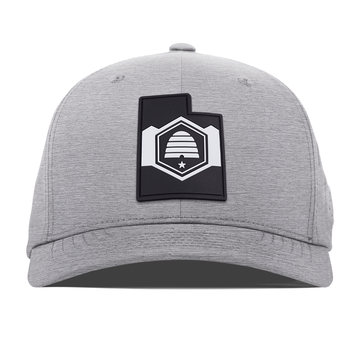 Utah Vintage Flexfit Performance Fitted Heather Gray