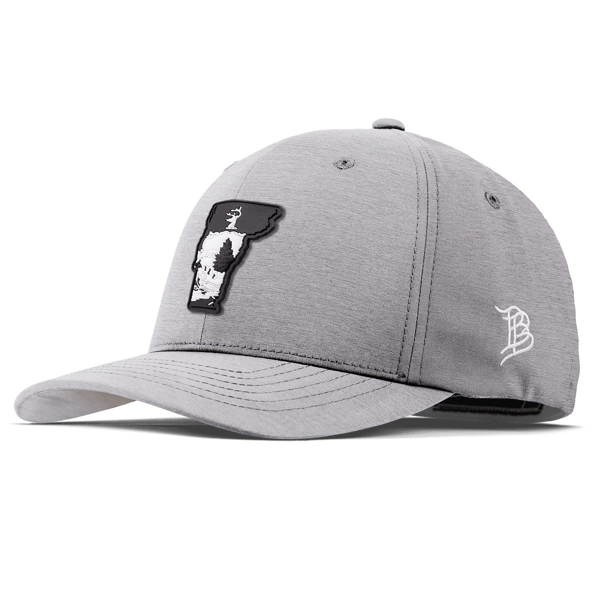 Vermont Vintage Flexfit Performance Fitted Heather Gray