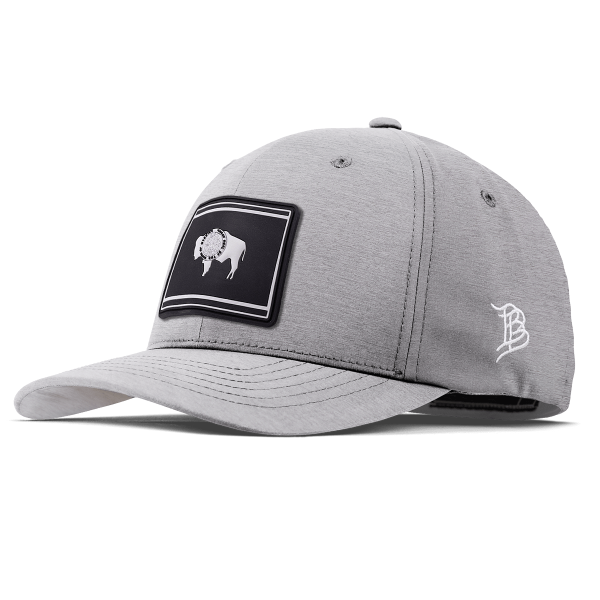 Wyoming Vintage Flexfit Performance Fitted Heather Gray