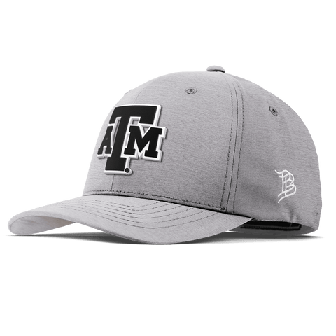 Texas A&M University "Vintage Texas A&M Block" Flexfit Performance Fitted Heather Gray