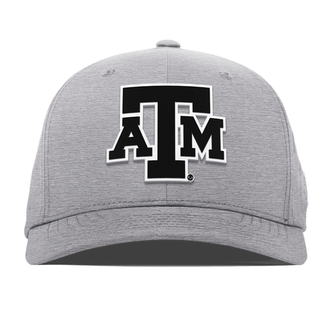 Texas A&M University "Vintage Texas A&M Block" Flexfit Performance Fitted Heather Gray