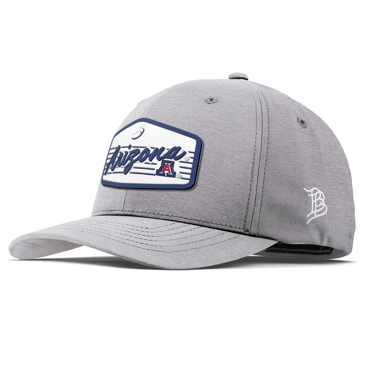University of Arizona "Wildcats Football" Flexfit Performance Fitted Heather Gray