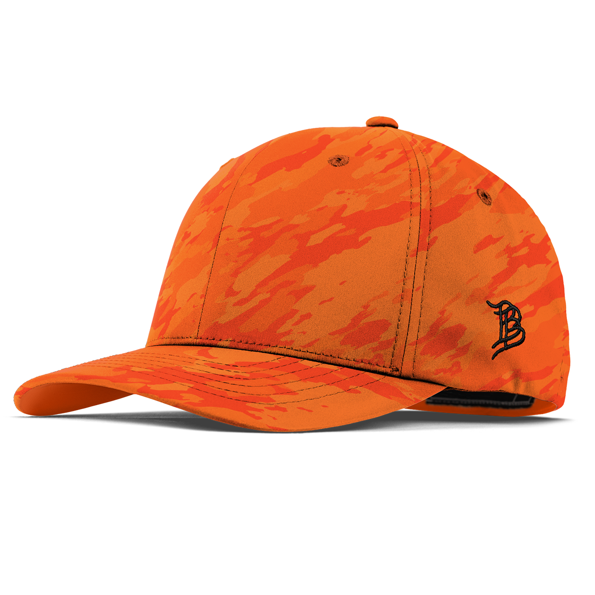 Bare Flexfit Performance Fitted Blaze Orange Camo