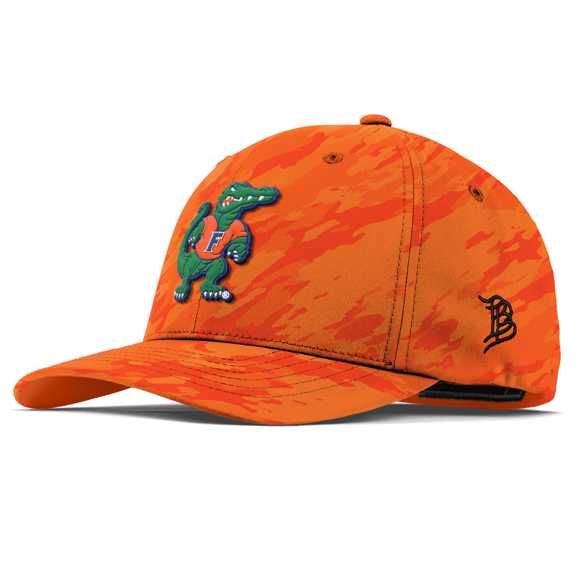 University of Florida "Albert The Gator" Flexfit Performance Fitted Blaze Orange Camo