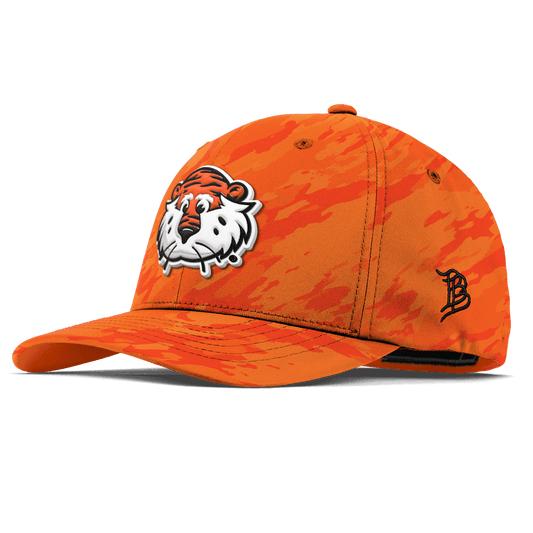 Auburn University "Aubie The Tiger" Flexfit Performance Fitted Blaze Orange Camo