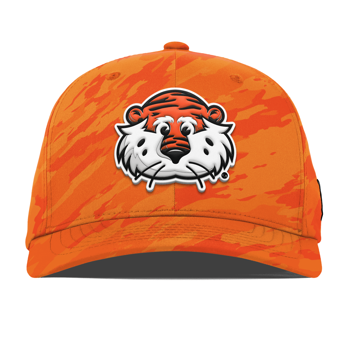 Auburn University "Aubie The Tiger" Flexfit Performance Fitted Blaze Orange Camo