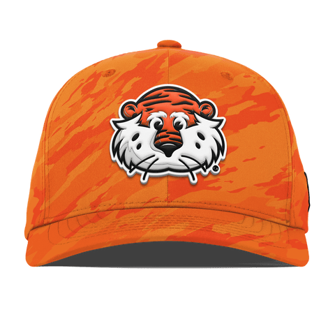 Auburn University "Aubie The Tiger" Flexfit Performance Fitted Blaze Orange Camo