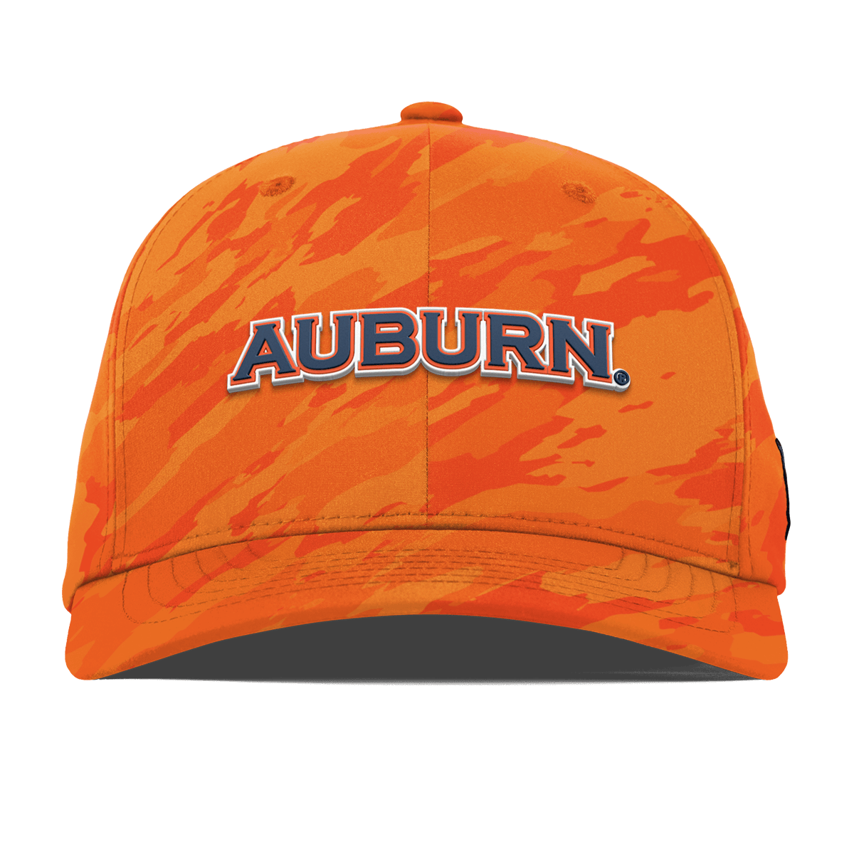Auburn University "Auburn Block" Flexfit Performance Fitted Blaze Orange Camo