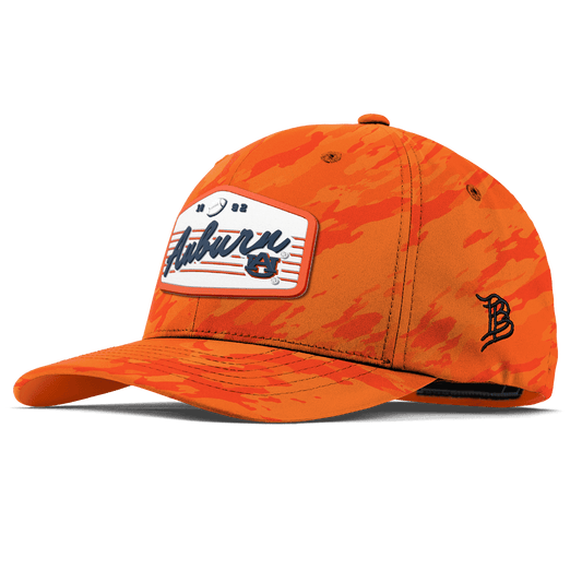 Auburn University "Auburn Tigers Football" Flexfit Performance Fitted Blaze Orange Camo