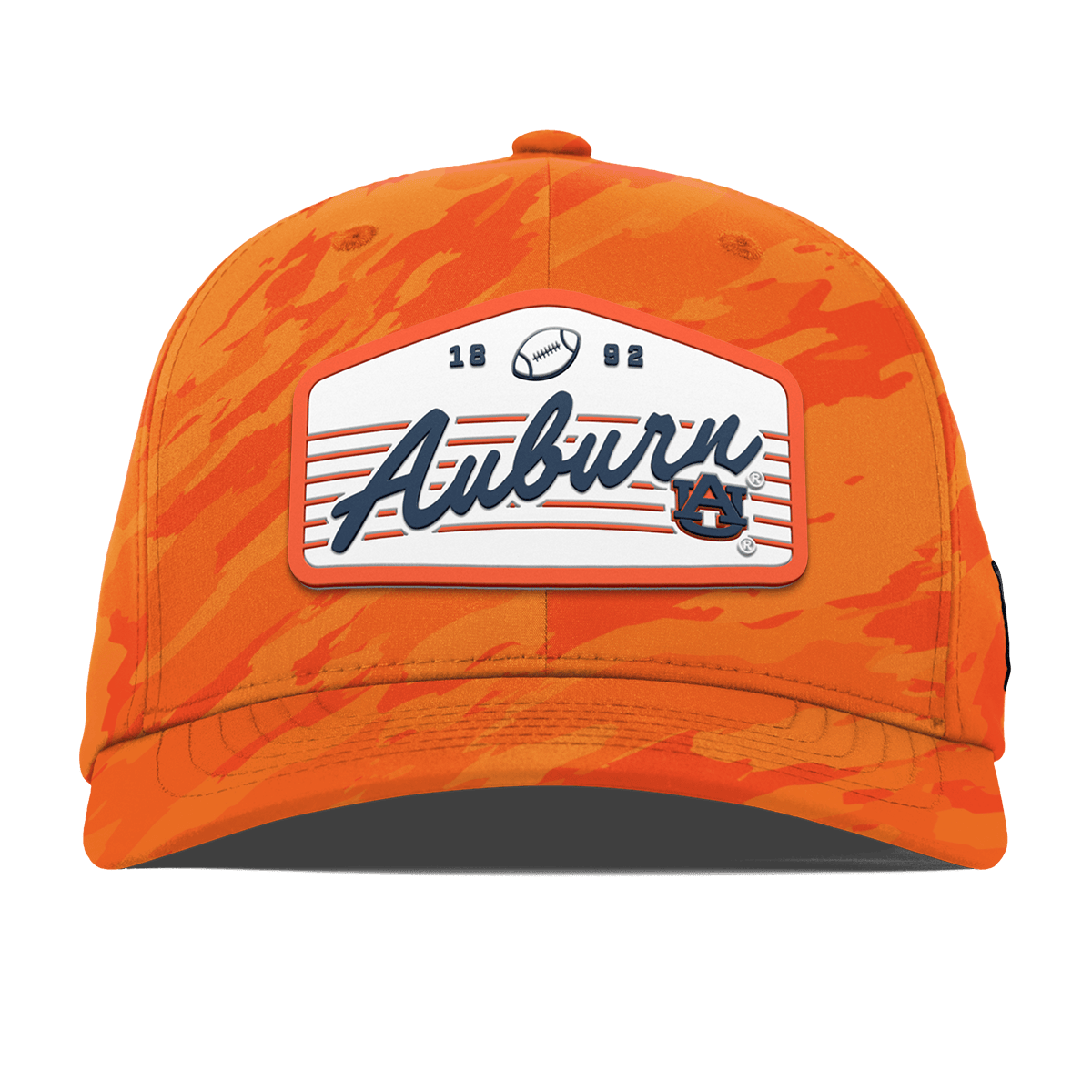 Auburn University "Auburn Tigers Football" Flexfit Performance Fitted Blaze Orange Camo