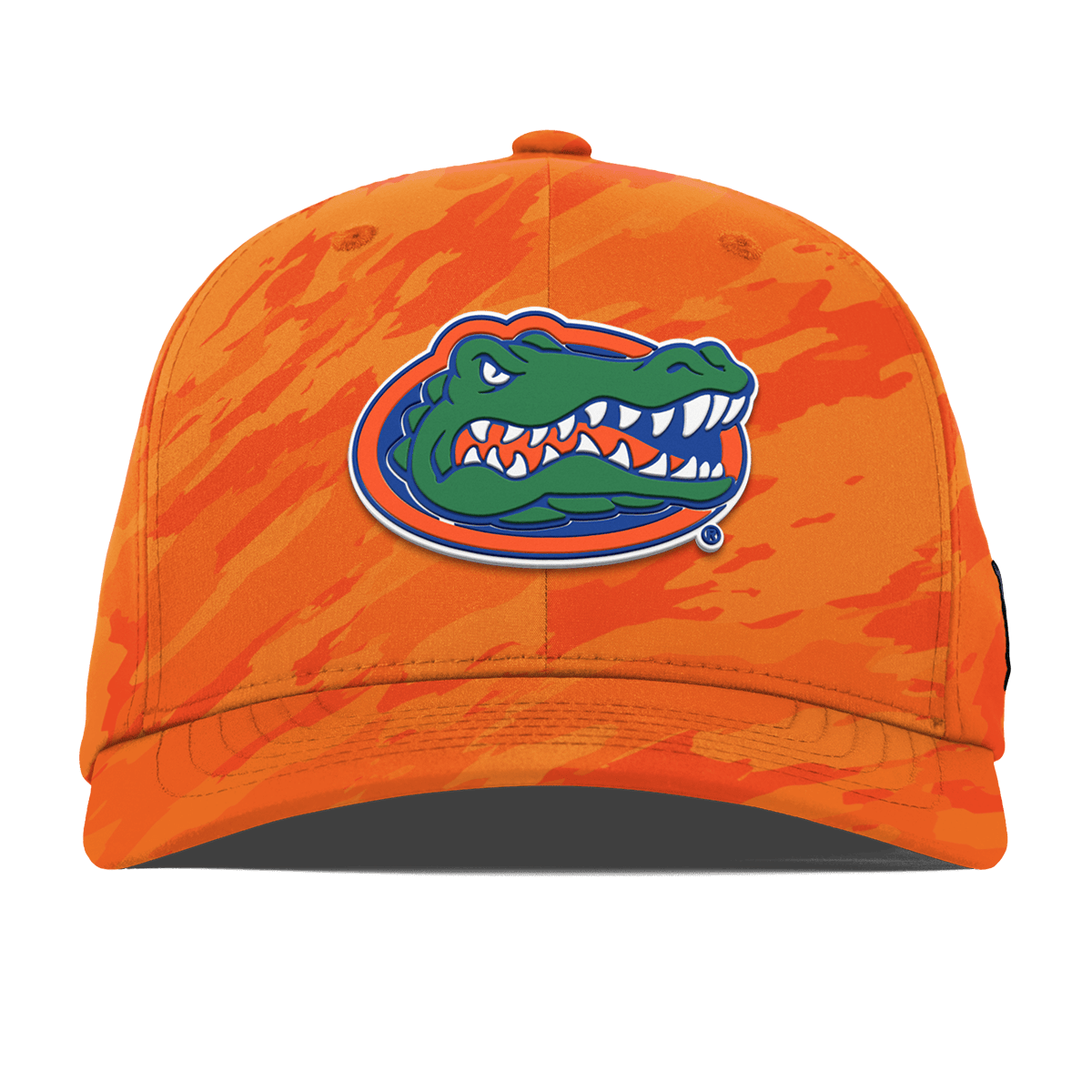 University of Florida "Florida Team Logo" Flexfit Performance Fitted Blaze Orange Camo