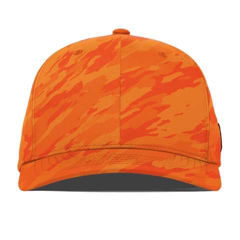 Bare Flexfit Performance Fitted Blaze Orange Camo