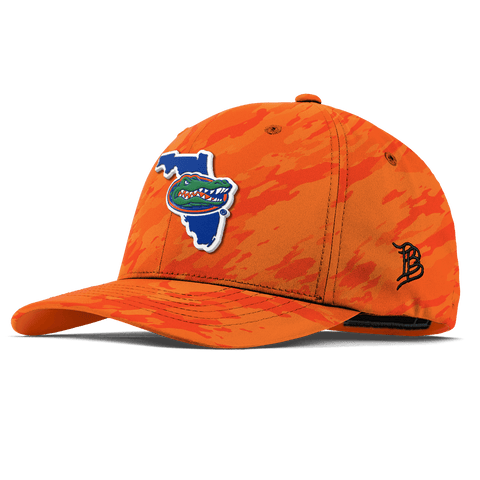 University of Florida "Gator State" Flexfit Performance Fitted Blaze Orange Camo