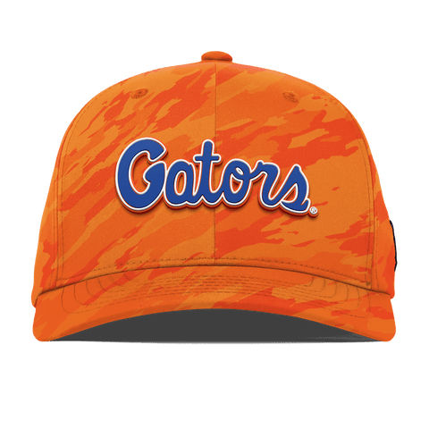 University of Florida "Gator Script" Flexfit Performance Fitted Blaze Orange Camo