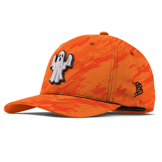 Ghostly PVC Flexfit Performance Fitted Blaze Orange Camo
