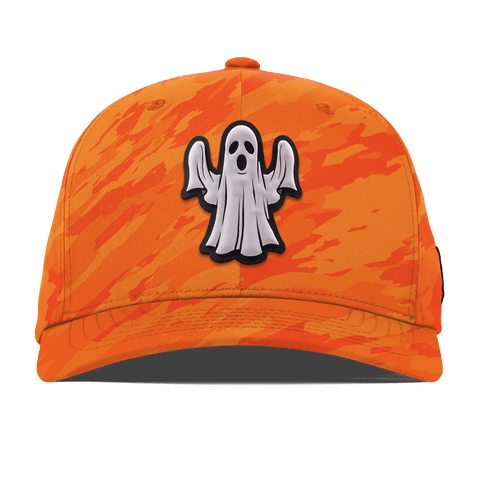 Ghostly PVC Flexfit Performance Fitted Blaze Orange Camo