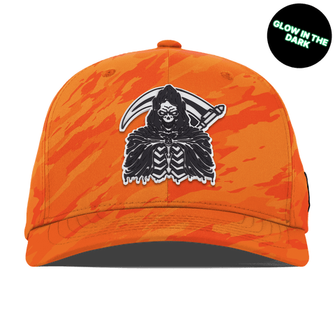 Grim Reaper Glow Flexfit Performance Fitted Blaze Orange Camo
