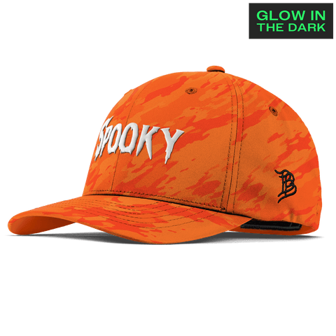 Spooky Glow Flexfit Performance Fitted Blaze Orange Camo