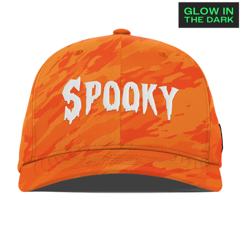Spooky Glow Flexfit Performance Fitted Blaze Orange Camo