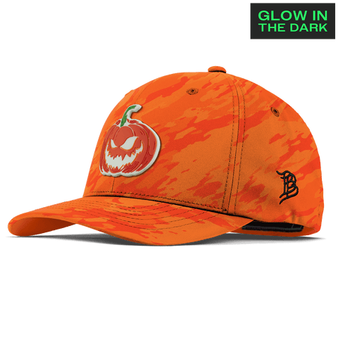 Jack-O-Lantern Glow Flexfit Performance Fitted Blaze Orange Camo