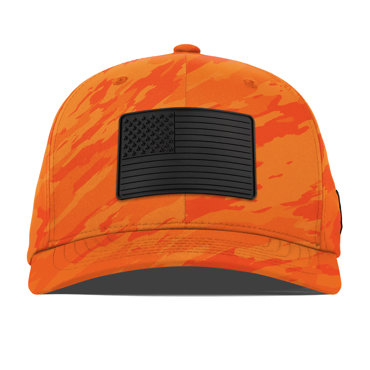 Onyx Old Glory Flexfit Performance Fitted Blaze Orange Camo
