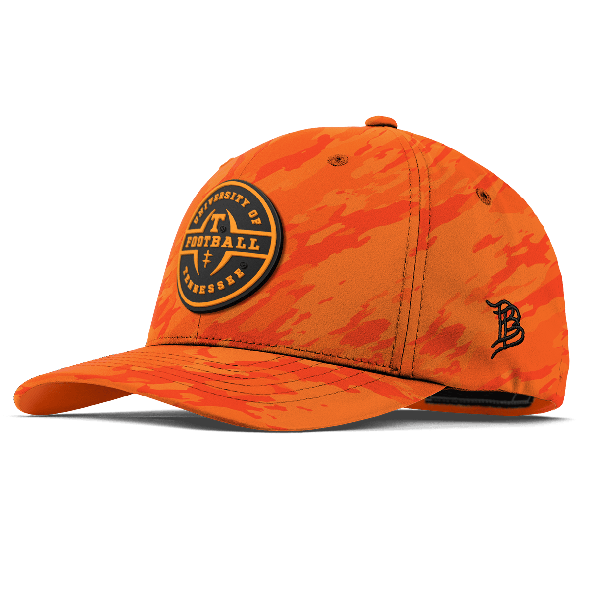 University of Tennessee "Tennessee Football Legacy" Flexfit Performance Fitted Blaze Orange Camo