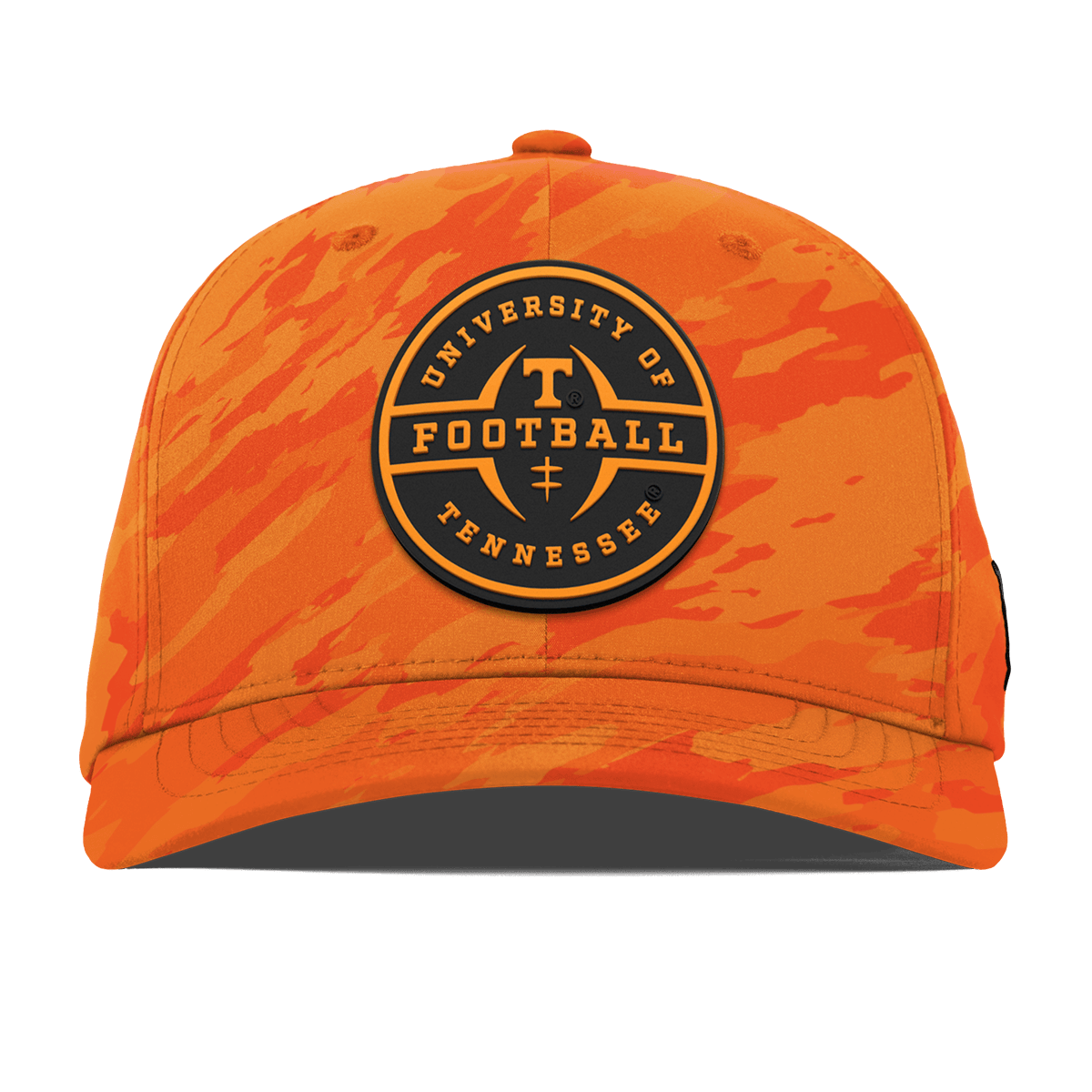 University of Tennessee "Tennessee Football Legacy" Flexfit Performance Fitted Blaze Orange Camo