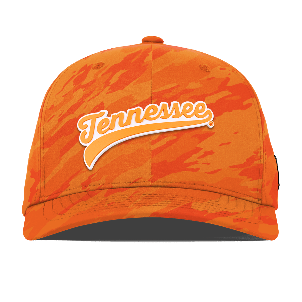 University of Tennessee "Tennessee Script" Flexfit Performance Fitted Blaze Orange Camo