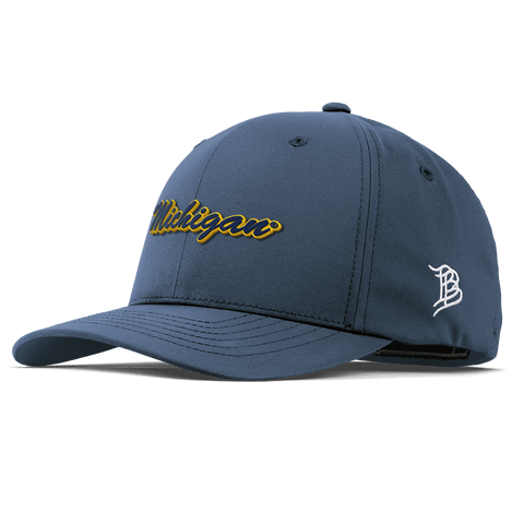 University of Michigan "Michigan Script" Flexfit Performance Fitted Orion