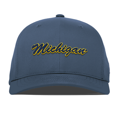 University of Michigan "Michigan Script" Flexfit Performance Fitted Orion