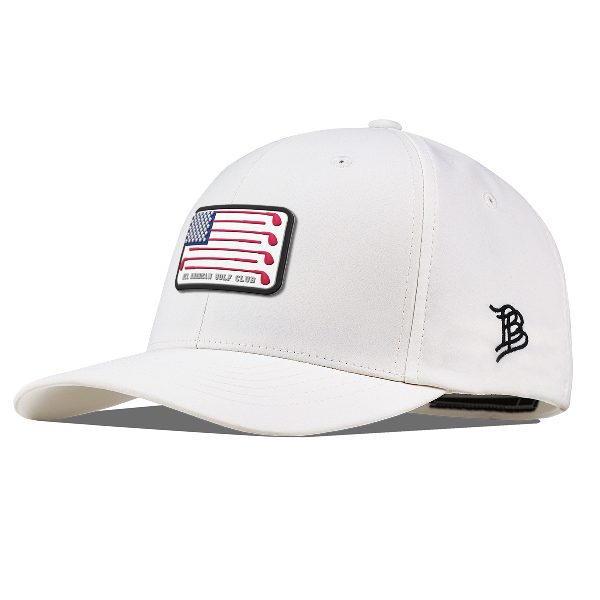 Hailey Ostrom "All American Golf Club" Flexfit Performance Fitted White