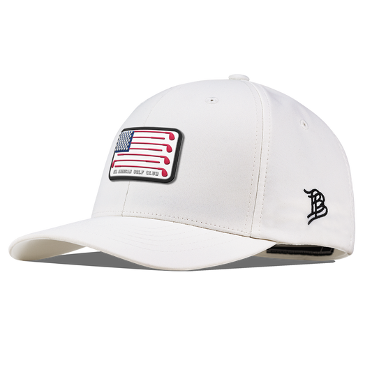 Hailey Ostrom "All American Golf Club" Flexfit Performance Fitted White
