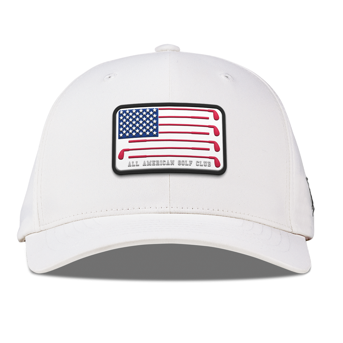 Hailey Ostrom "All American Golf Club" Flexfit Performance Fitted White