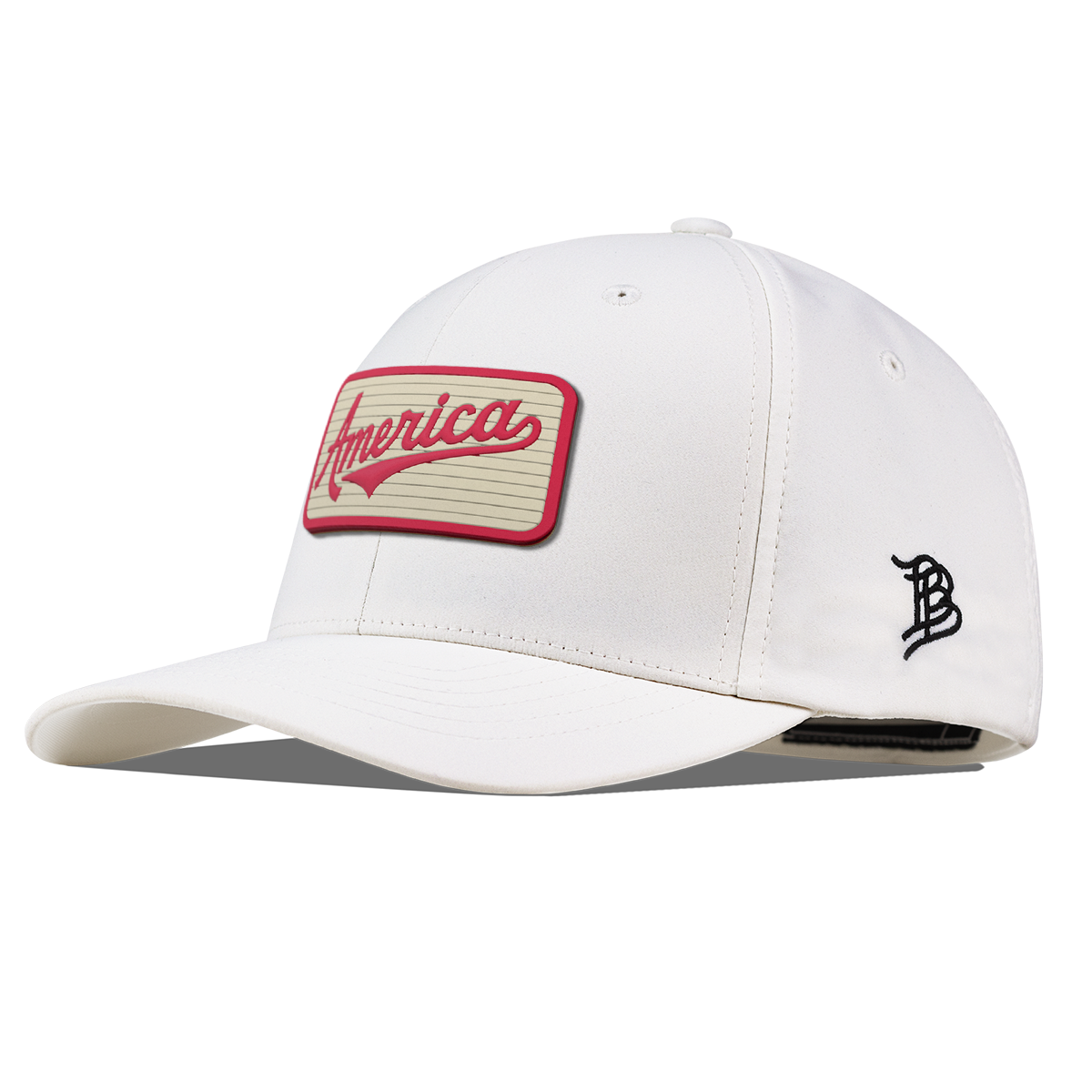 America Badge Flexfit Performance Fitted White