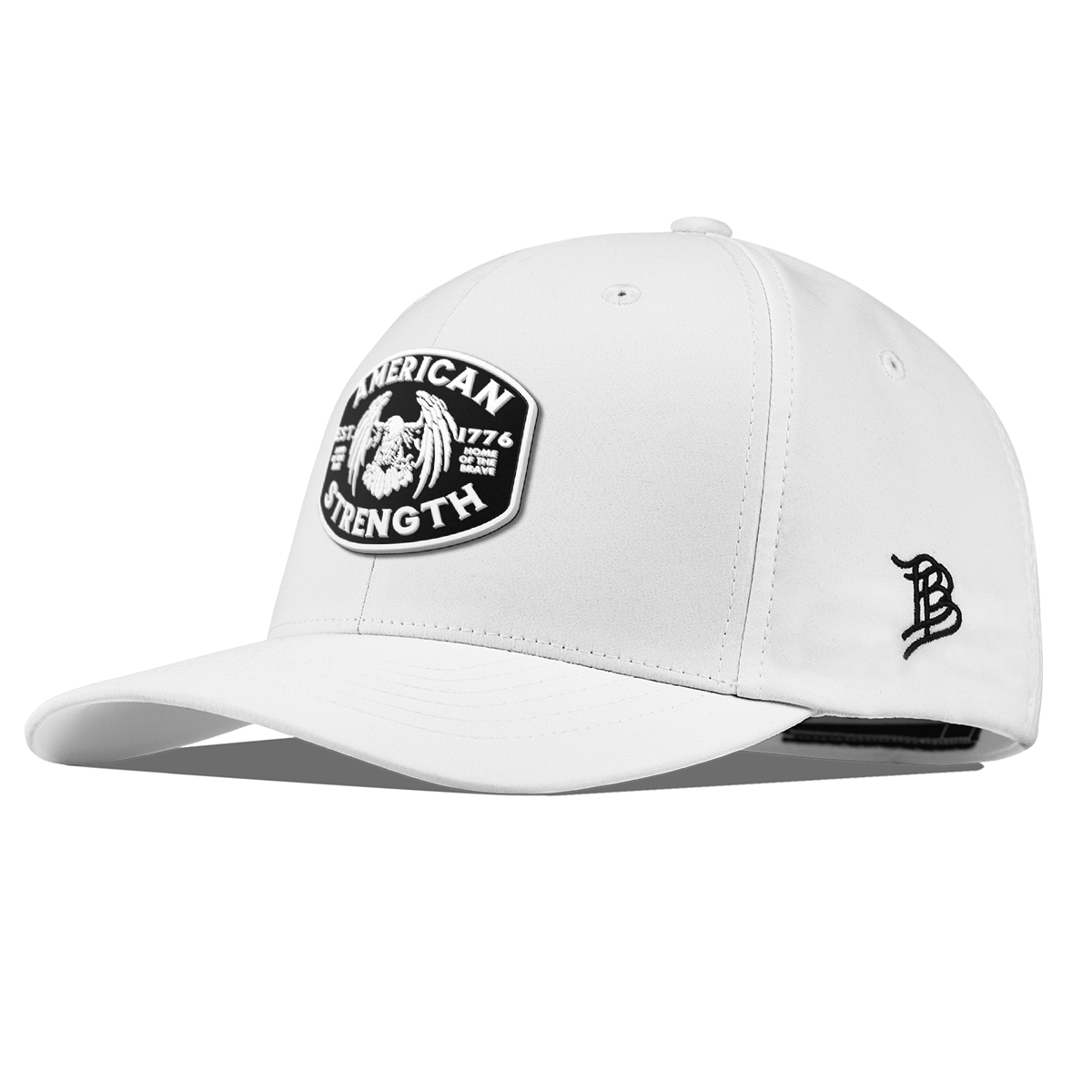 American Strength Flexfit Performance Fitted White