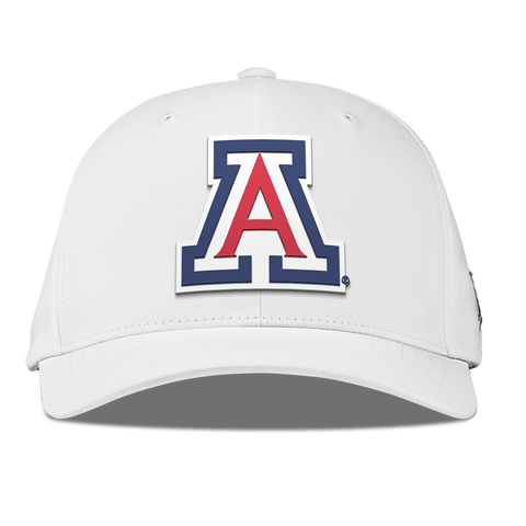 University of Arizona "Arizona Block" Flexfit Performance Fitted White
