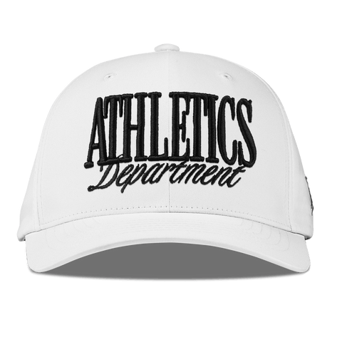 Athletics Department Flexfit Performance Fitted White
