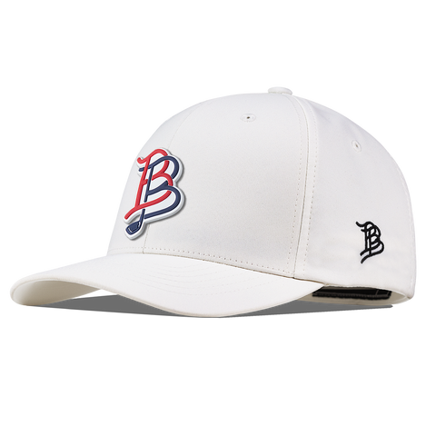 BB Golf USA Flexfit Performance Fitted White