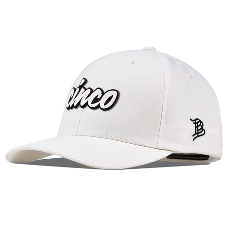 Cinco Script Flexfit Performance Fitted White