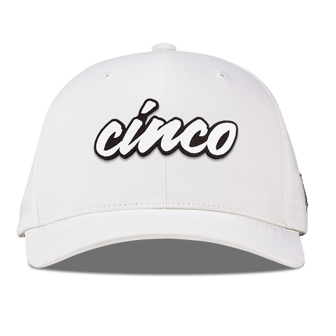 Cinco Script Flexfit Performance Fitted White