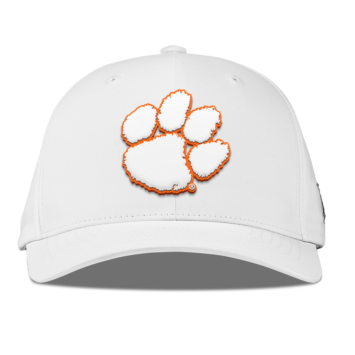 Clemson University "Clemson Tigers Paw" Flexfit Performance Fitted White