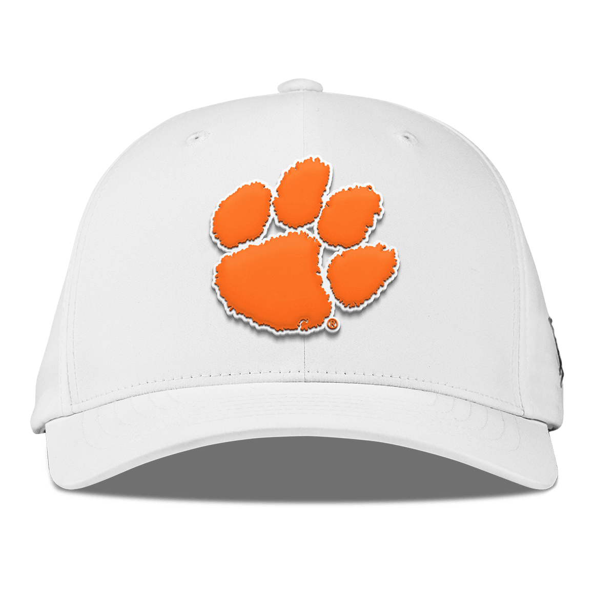 Clemson University "Clemson Tiger Paw" Flexfit Performance Fitted White