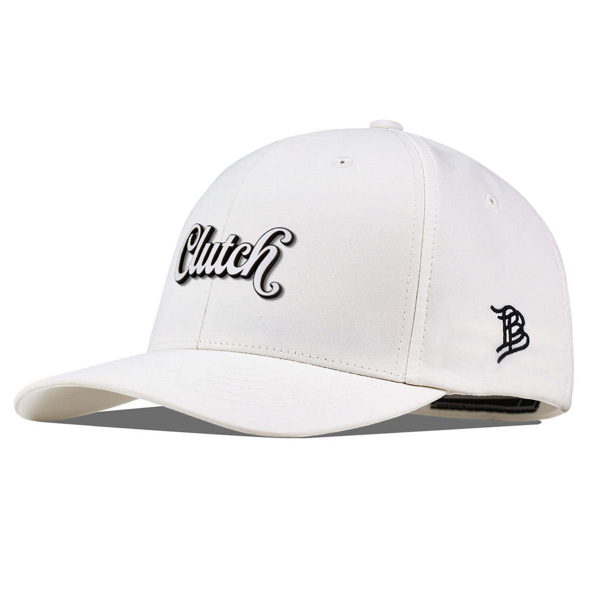 Clutch Script Flexfit Performance Fitted White